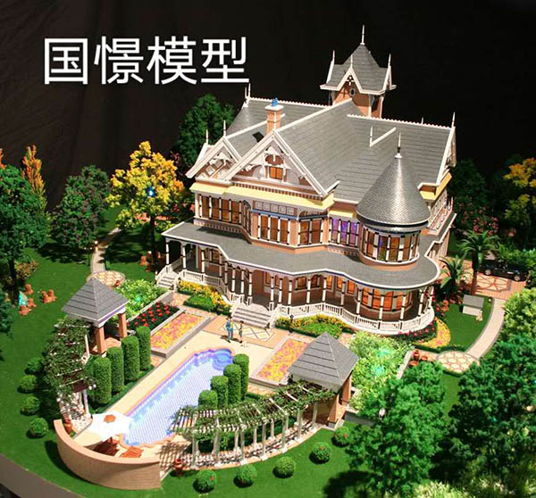 碌曲县建筑模型